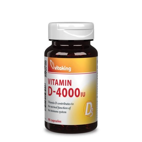 Vitaking D-4000 Vitamin 90kapsz.