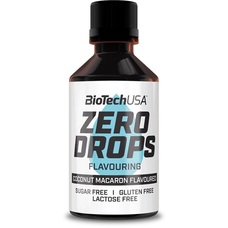 BioTechUSA Zero Drops 50ml kókusz-macaron