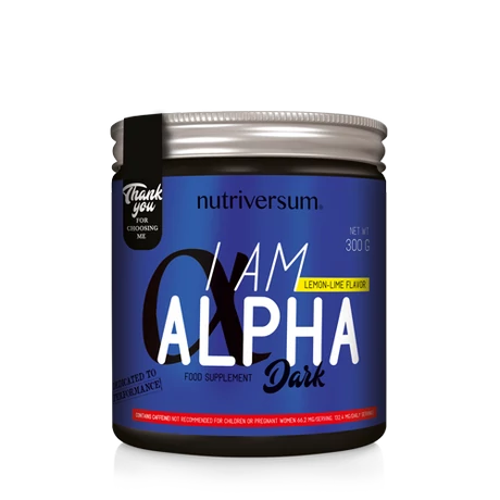 Nutriversum Dark I am Alpha 300g lemon-lime