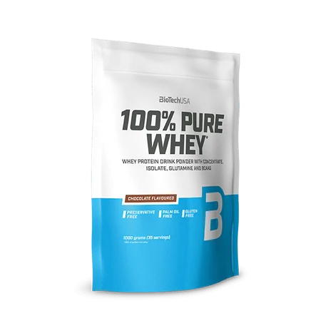 BioTechUSA 100% Pure Whey Tejsavó fehérjepor 1000g Csokoládé