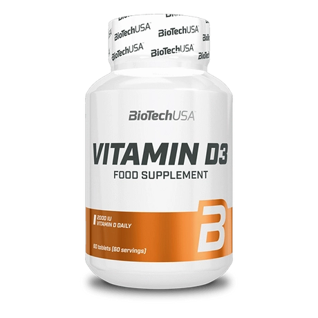 BioTechUSA Vitamin D3  50mcg 2000 IU 60 tbl.