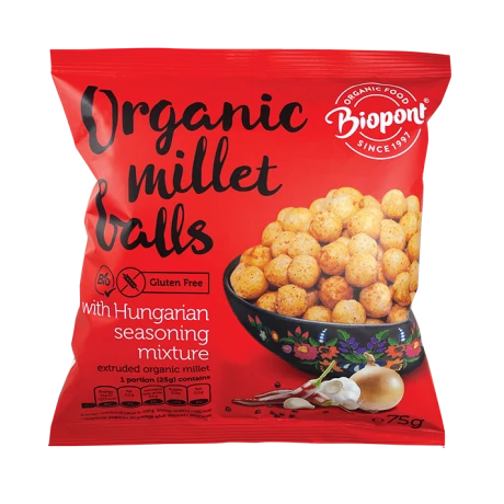 Biopont bio extrudált kölesgolyó magyaros 75 g