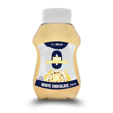 GymBeam Kalóriamentes szirup 350 ml white chocolate