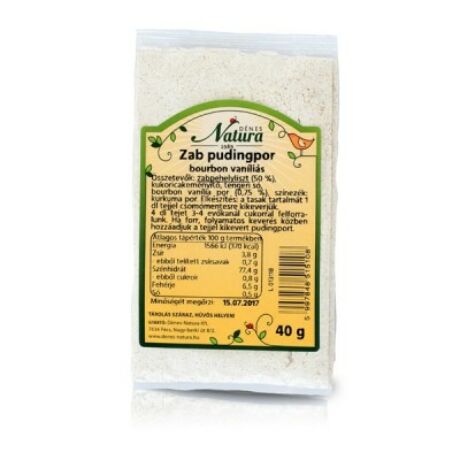 Dénes Natura - Zab pudingpor vaníliás, kakaós 40 g