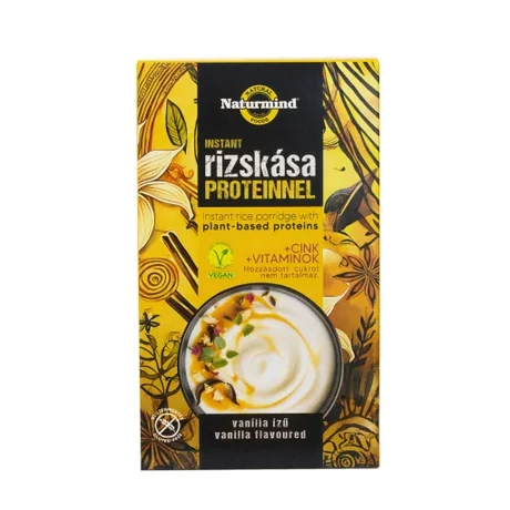 Naturmind proteines gm. instant rizskása vanília ízű 200g