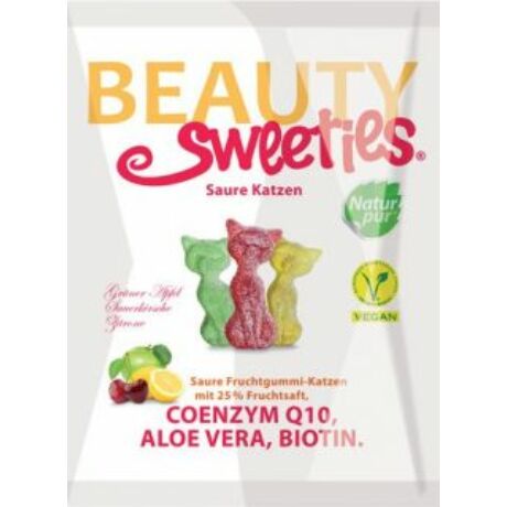 Beauty Sweeties Savanyú Gyümölcsös Gumicukor Cicák 125g