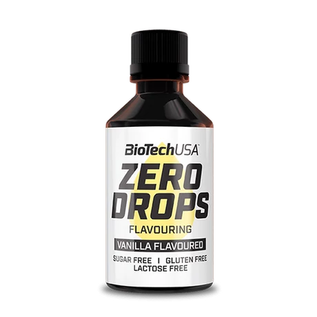 BioTechUSA Zero Drops 50ml Vanília