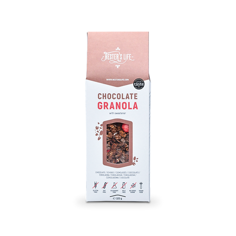 Hester's Life Chocolate Granola- Csokoládés Granola 320g