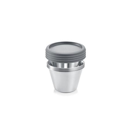Tescoma 
 GrandCHEF Rozsdamentes acél panna cotta sütőforma, 4 db  
