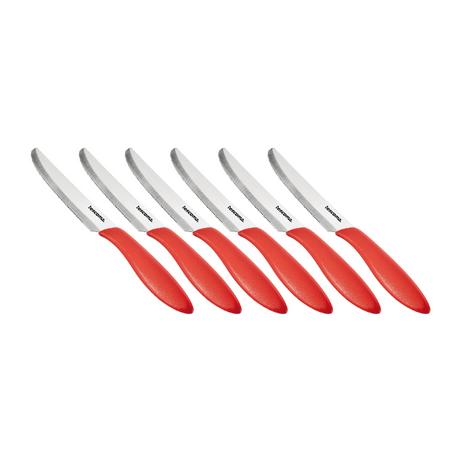 Tescoma 
 PRESTO evőkés, 12 cm, 6 db, piros  
