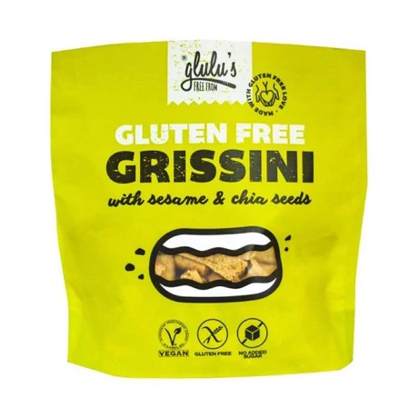 Glulu's - Cukormentes magvas grissini 100 g