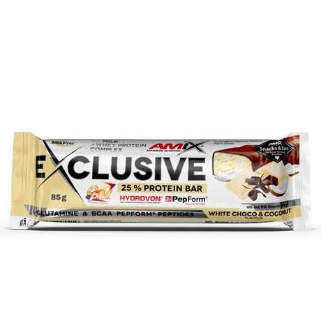 AMIX Nutrition-Exclusive Protein Bar 85g fehércsoki