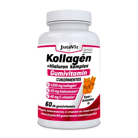 JutaVit Kollagén Komplex Gumivitamin Cukormentes 60DB