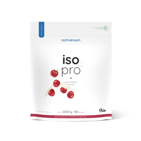 Nutriversum Pure Iso Pro 1000g meggy-joghurt