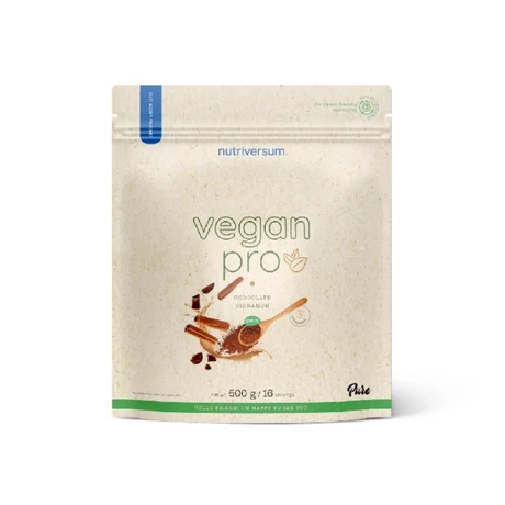 Nutriversum Pure Vegan Pro 500g csoki-fahéj stevi