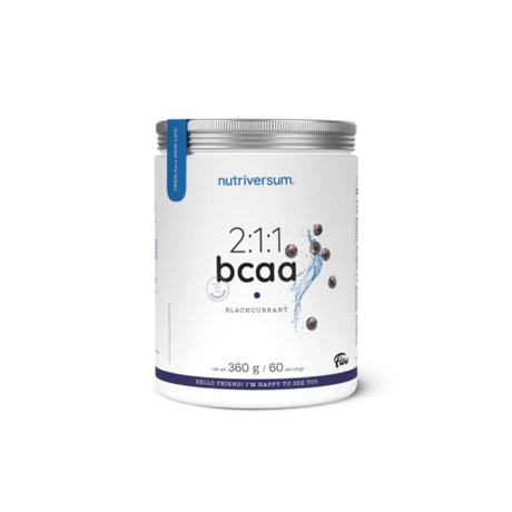 Nutriversum Flow 2:1:1 BCAA 360g feketeribizli