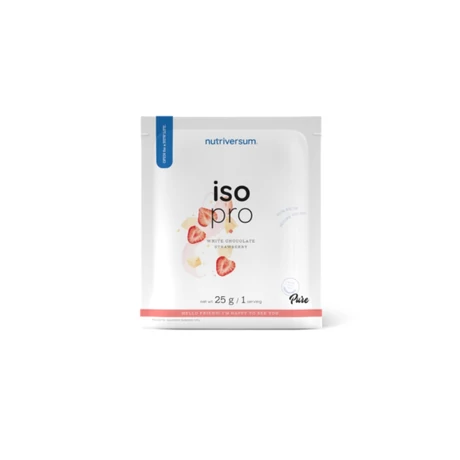 Nutriversum PURE Iso Pro 25g fehércsoki-eper