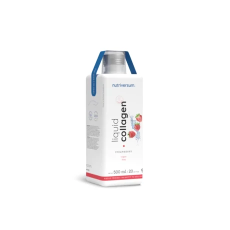 Nutriversum Vita Collagen CUKORMENTES liquid 500ml 10.000mg strawberry MEGÚJULT