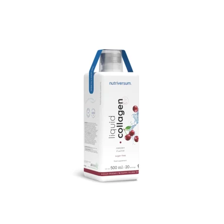 Nutriversum Vita Collagen liquid 10.000 mg 500ml - cseresznye Cukormentes