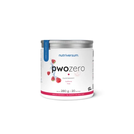 Nutriversum Flow PWO Zero Caffeine 280g málna