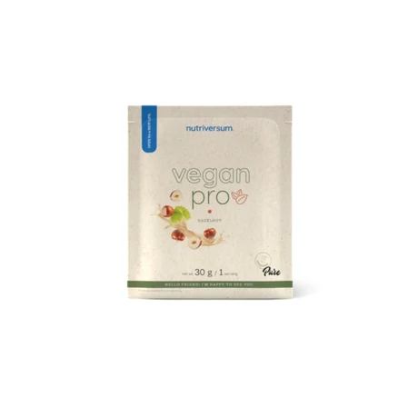 Nutriversum Pure Vegan Pro 30g - mogyoró