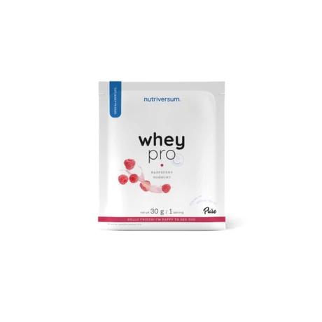 Nutriversum Pure Whey Pro 30g málna-joghurt
