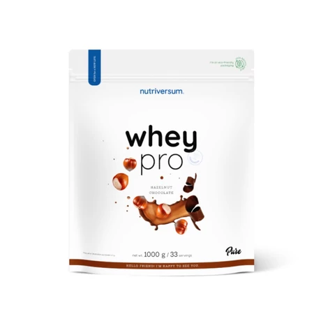 Nutriversum Pure Whey Pro 1000g mogyorós csokoládé