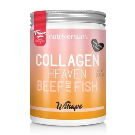 Nutriversum Wshape Collagen Heaven Beef and Fish 300g - sárgabarack