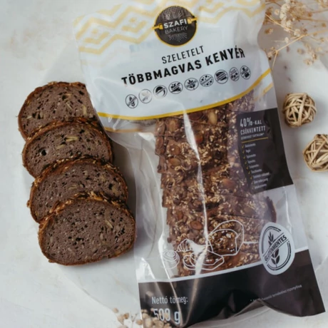 Szafi Bakery Szeletelt Többmagvas Kenyér (gluténmentes) 500g