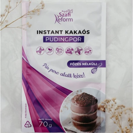 Szafi Reform Instant Pudingpor (gluénmentes) 70g kakaós