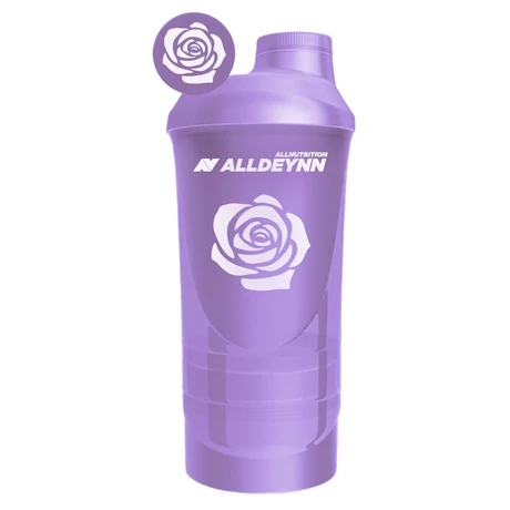 AllNutrition Alldeynn shaker 600ml+350ml lila rózsás
