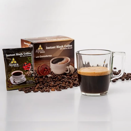 Ayura Fekete kávé ganoderma gombával 45g