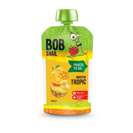 BOB SNAIL gyümölcs SMOOTHIE 120g banán-ananász-mangó