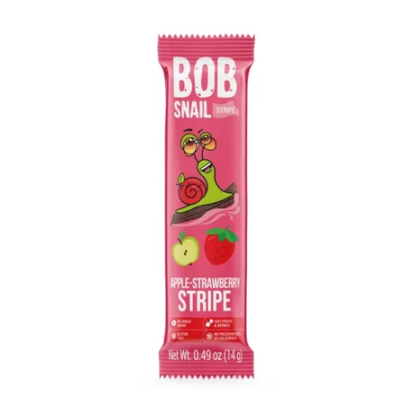 BOB SNAIL gyümölcsszelet 14g alma-eper