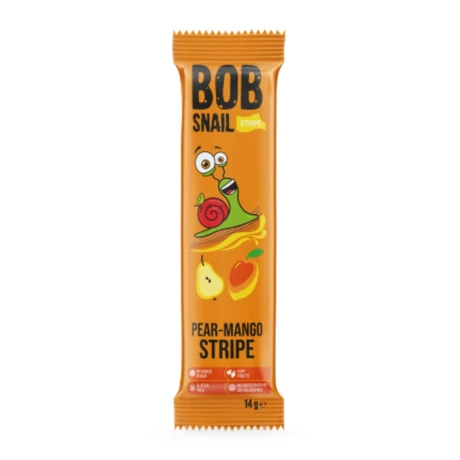 BOB SNAIL gyümölcsszelet 14g körte-mangó