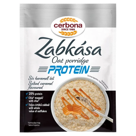 Cerbona Protein Zabkása sós karamell 60g (Sz)