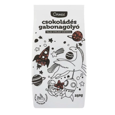 Cornexi gabonagolyó teljes kiőrlésű gabonával csokoládé 250g