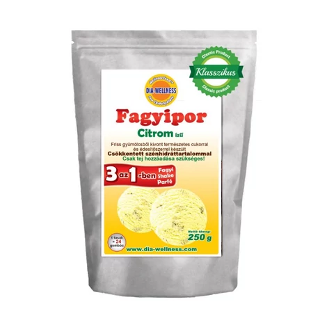 Dia-Wellness Citrom Fagyipor 250g