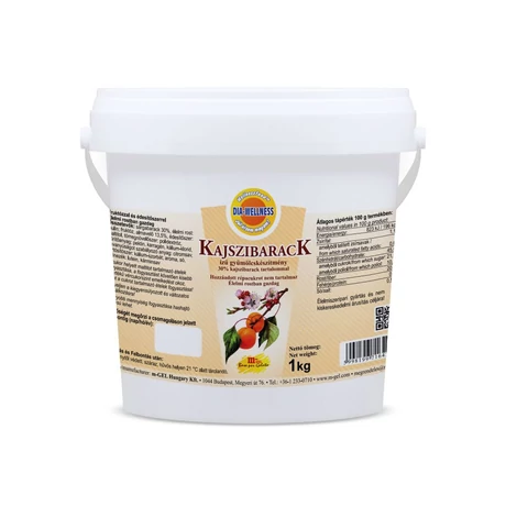 Dia-Wellness Kajszibarack ízű gyümölcskészítmény 1kg vödrös