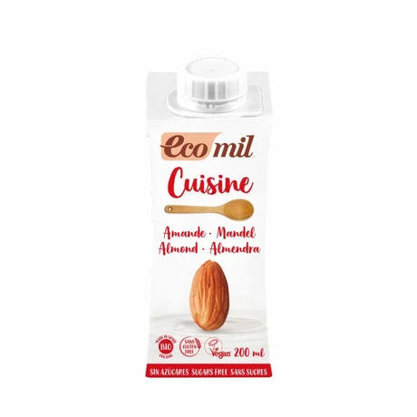 Ecomil bio mandula főzőkrém cukormentes 200ml (Sz)