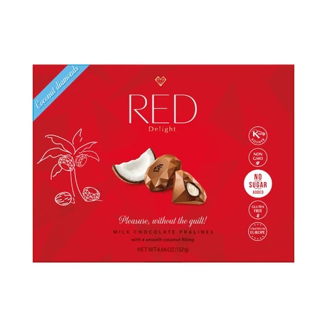RED Delight csök.kalóriatart.desszert 132g kókusz