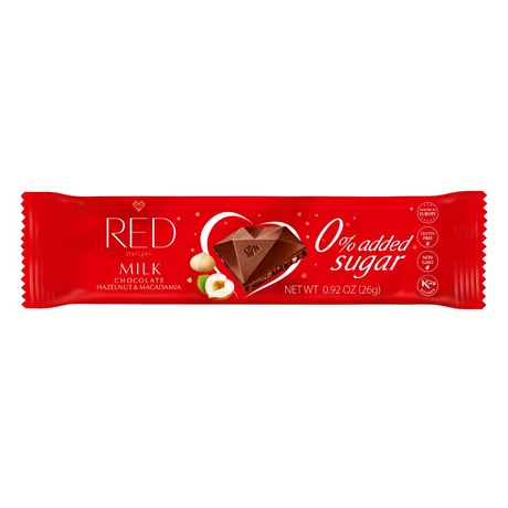 RED tejcsokoládé csökk.kalóriatart. mogyoró 26g