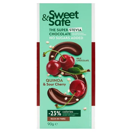 Sweet&Safe tejcsoki meggy-quinoa-stevia 90g
