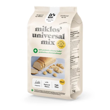It's us Miklos' universal plus gluténmentes prebiotikus lisztkeverék 1000g
