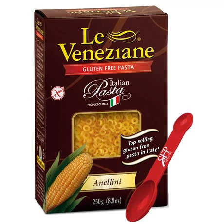 Le-Veneziane gluténmentes tészta 250g anellini