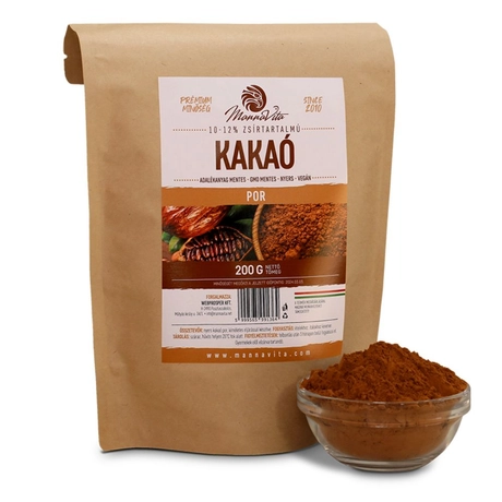 Mannavita Prémium Kakaópor 10-12% 200g