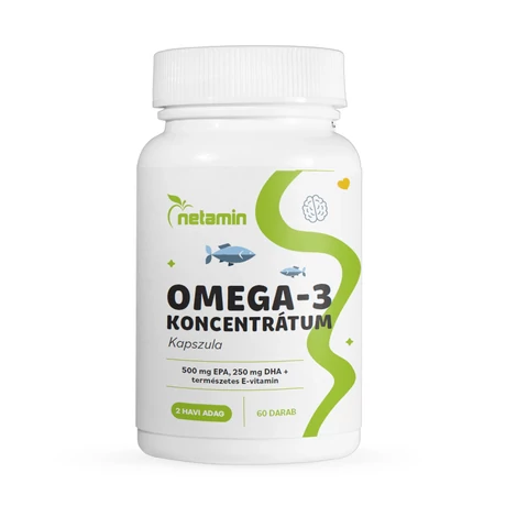 Netamin Omega-3 Koncentrátum kapszula 60x